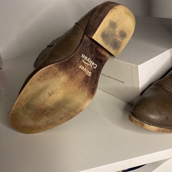 Silver Canyon | Brown Dallas | Pointed Women Western Cowgirl Boots | size 6 - Picture 10 of 15